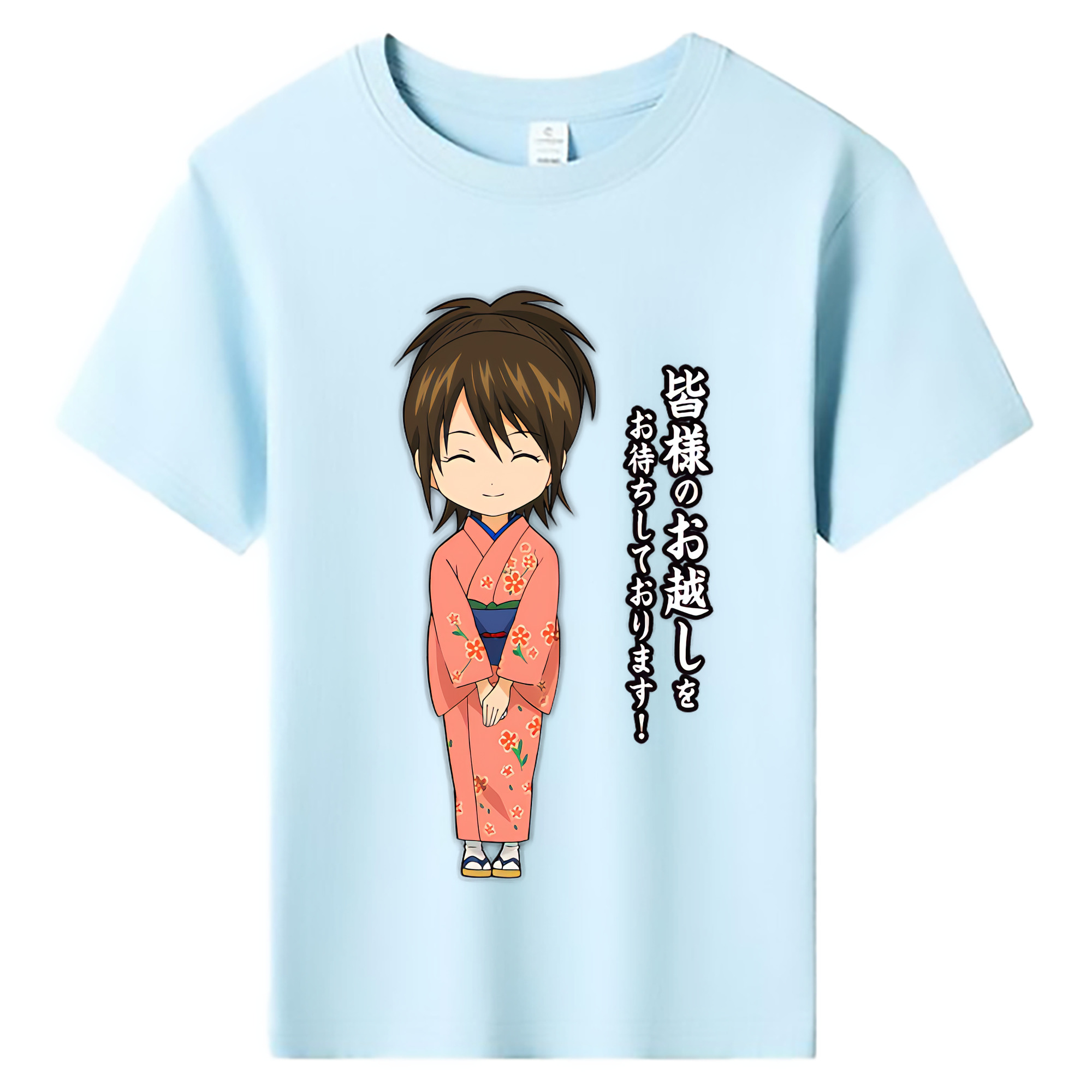 （画像用） ぎんたま 坂田銀時（さかたぎんとき） 神楽 志村新八（しむら しんぱち） GINTAMA Sakata Gintoki Kagura Shimura Shinpachi 綿100％キッズTシャツ（フロントプリント）